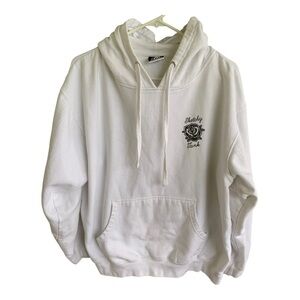 Sketchy Tank Hoodie Sweatshirt Dominoes Headstone Grave Graphics Size Large